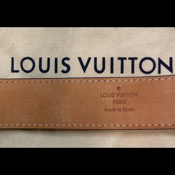 Louis Vuitton Essential V Belt 30MM Sz 80 NEW $765 - Picture 6 of 8